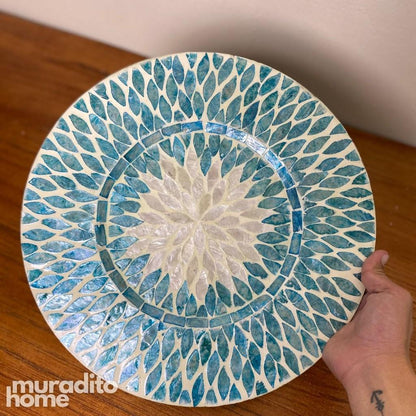MURADITOHOME Felicia Mother of Pearl Placemat 13"