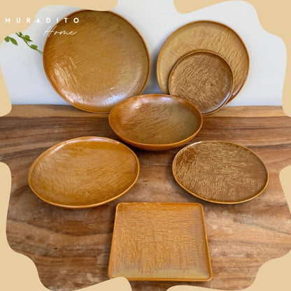 MURADITOHOME Agate Ceramic Dinnerware Collection