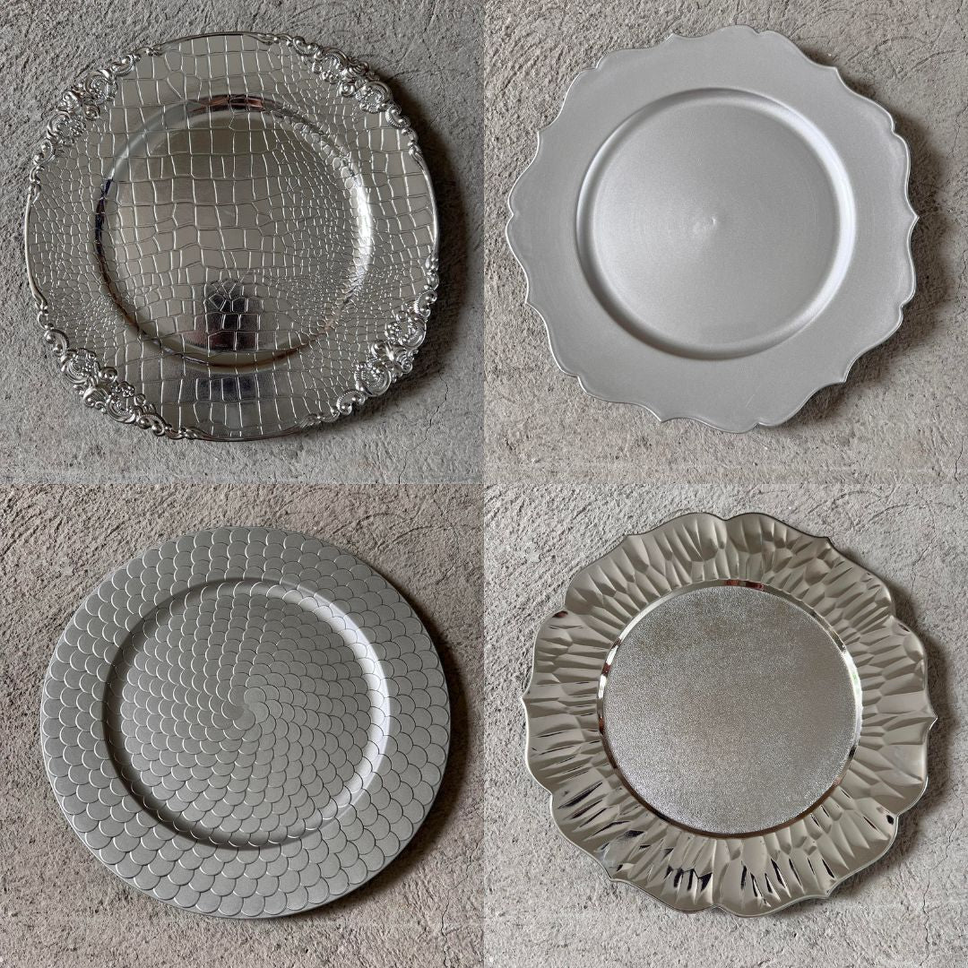Charger Plate 13inch PVC Plastic Premium Quality Batch 1