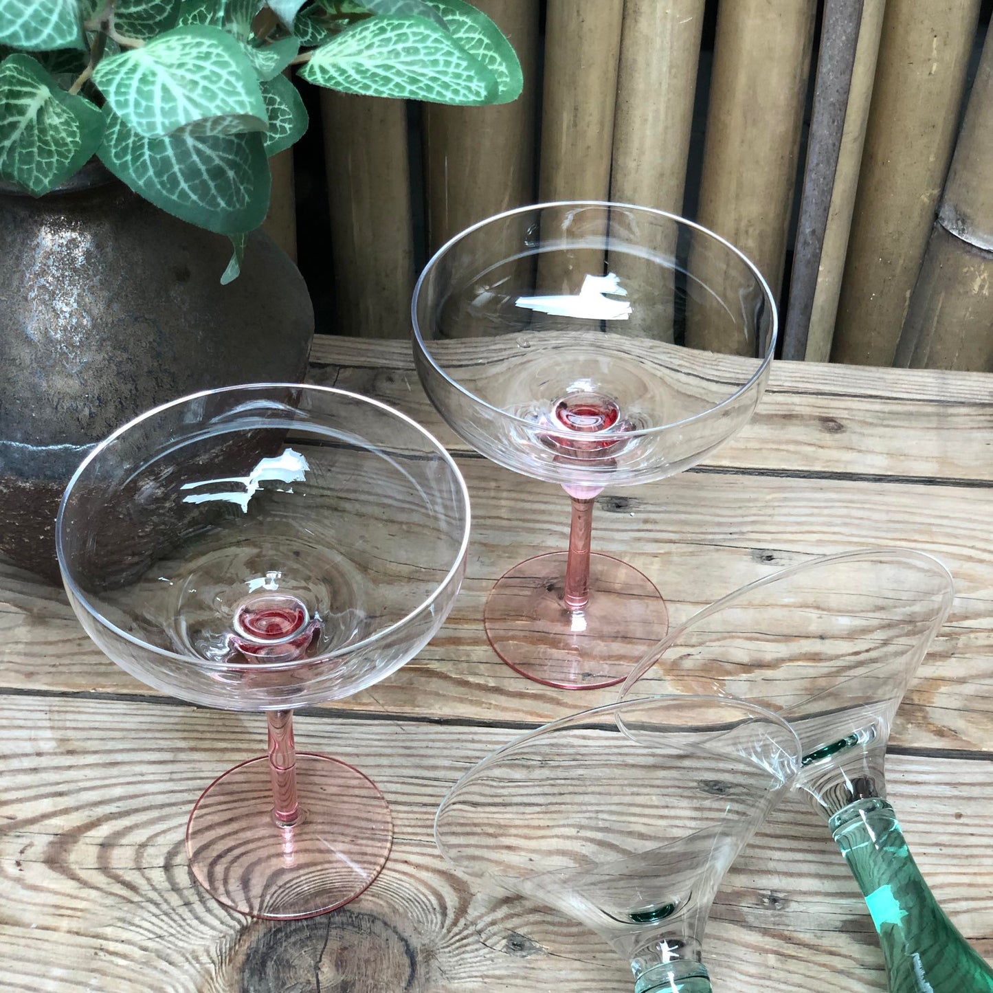 Pink Cosmopolitan 300 ml and Santa's 150 ml Glassware Collection