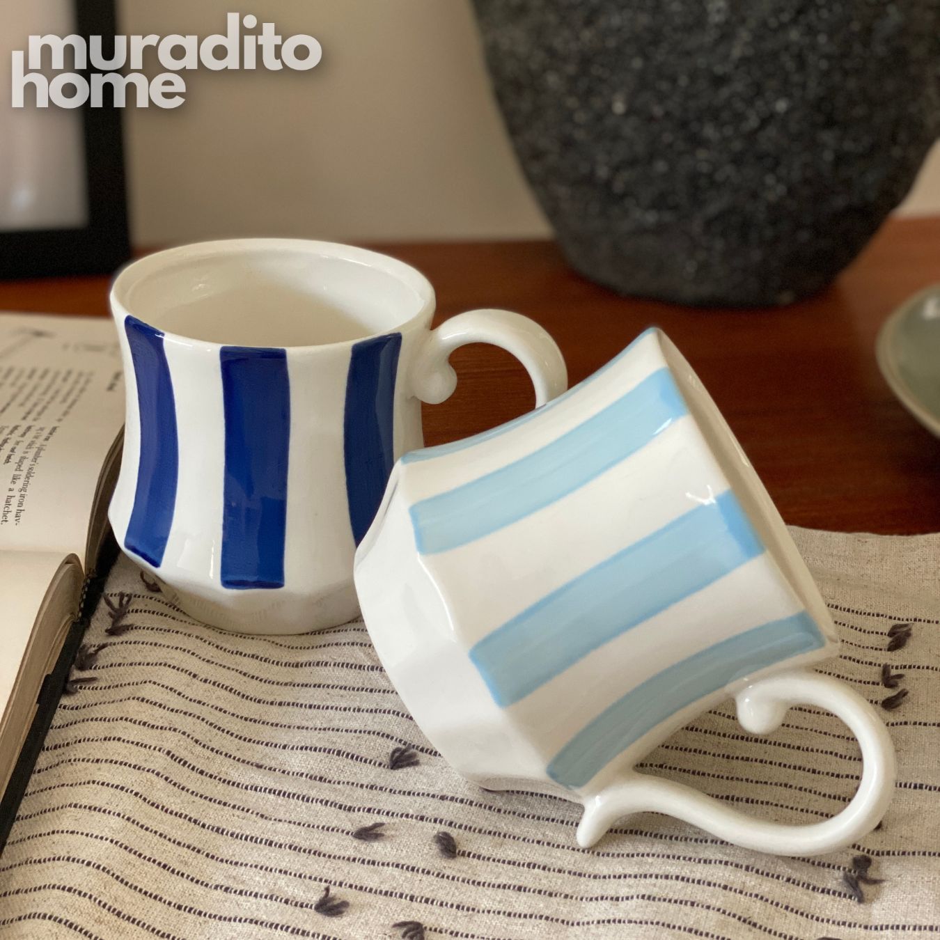 MURADITOHOME Sky and Sea Ceramic Mug Collection
