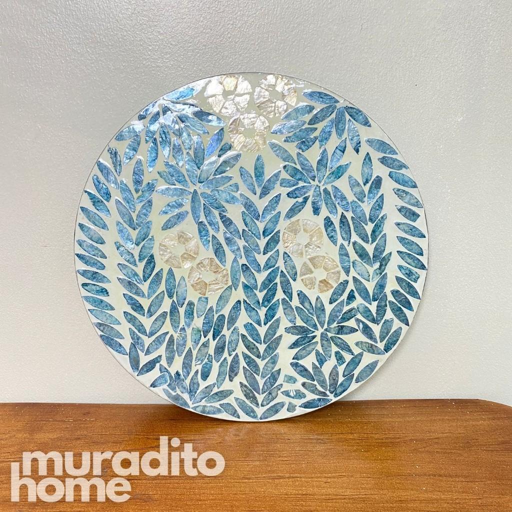 MURADITOHOME Marina Mother of Pearl Placemat 13"
