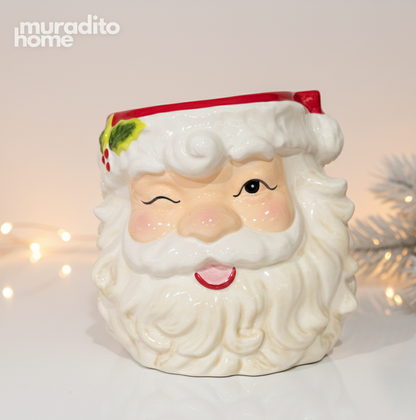 MURADITOHOME Premium Christmas Ceramic Jar and Pitcher