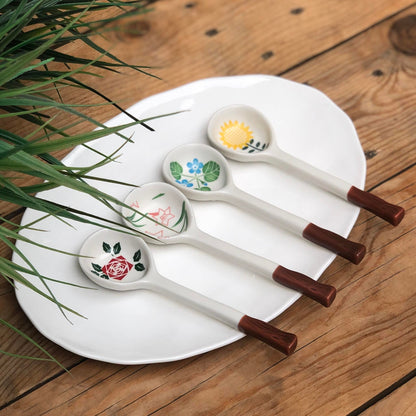 Ceramic Spoon 2x6 inch