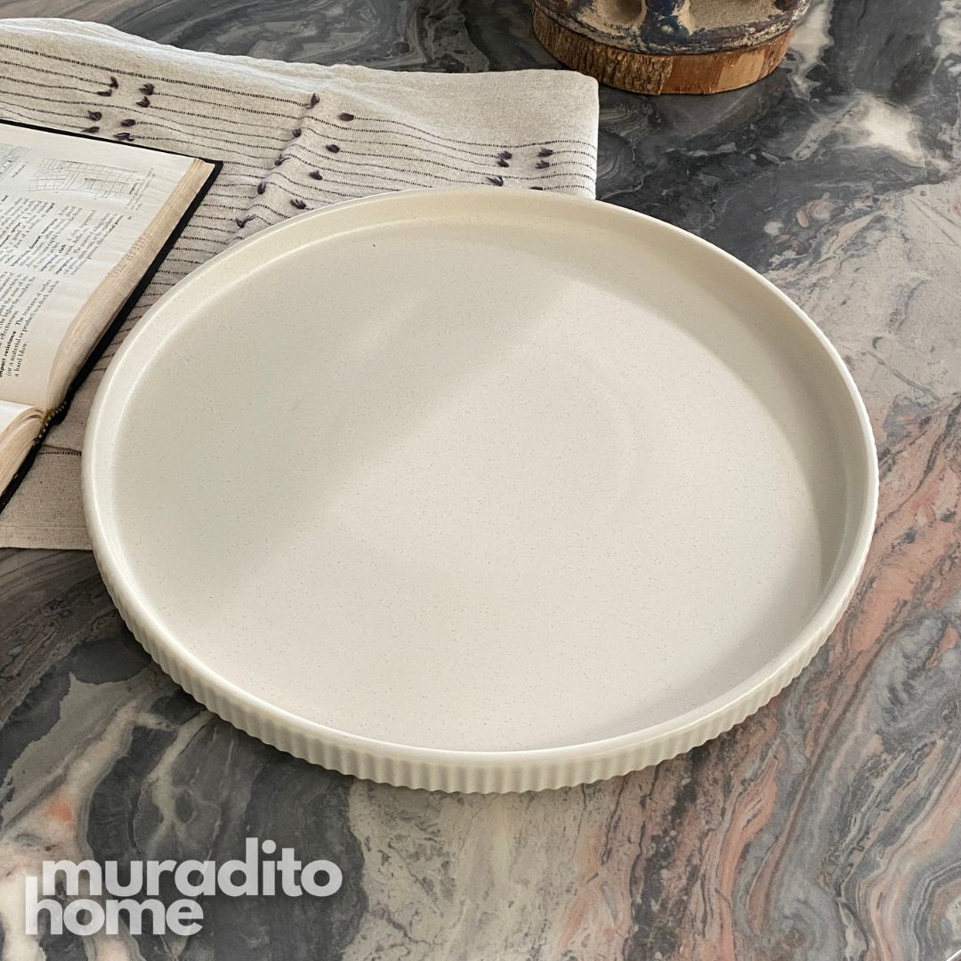 MURADITOHOME Enzu Ceramic  Serving Plate Collection