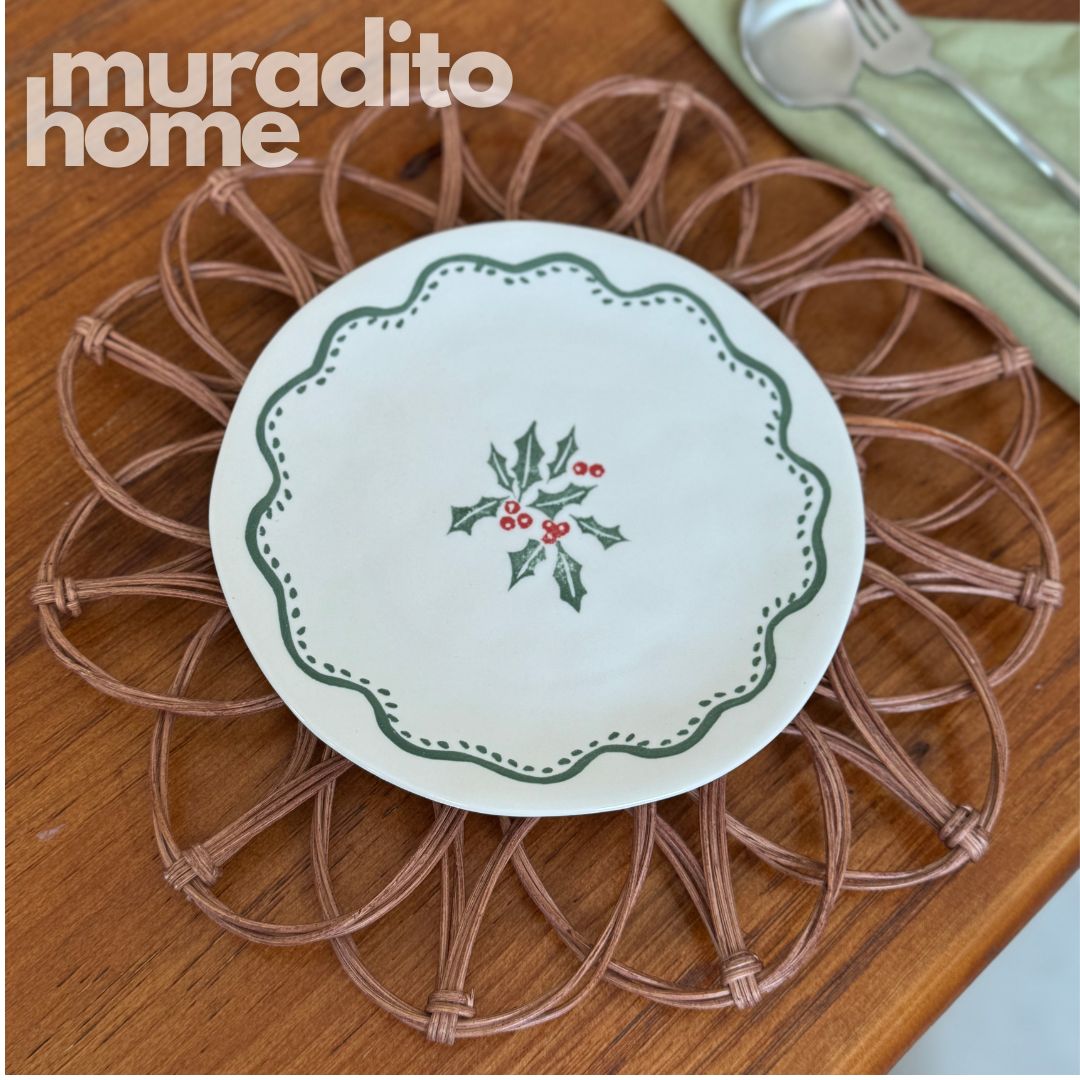 MURADITOHOME Local Rattan Placemats 13.5 inches Native
