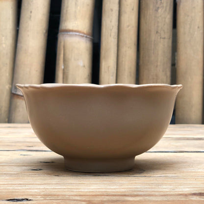 Veronica Brown Ceramic Dinnerware Plate
