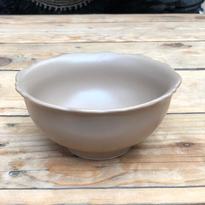 Veronica Brown Ceramic Dinnerware Plate