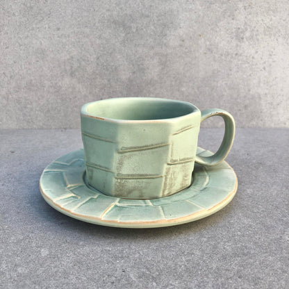 Garnet Ceramic Cup and Saucer 300 ml