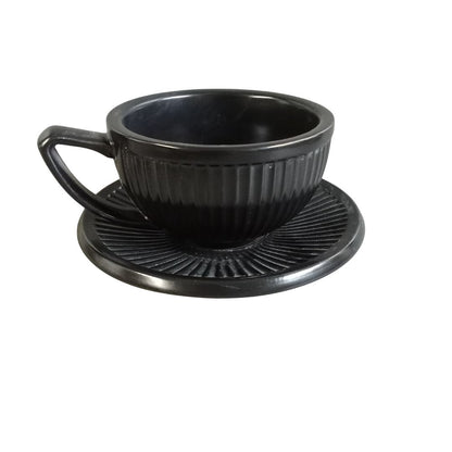 MURADITOHOME Firao and Velura Ceramic Cup and Saucer 290 ml