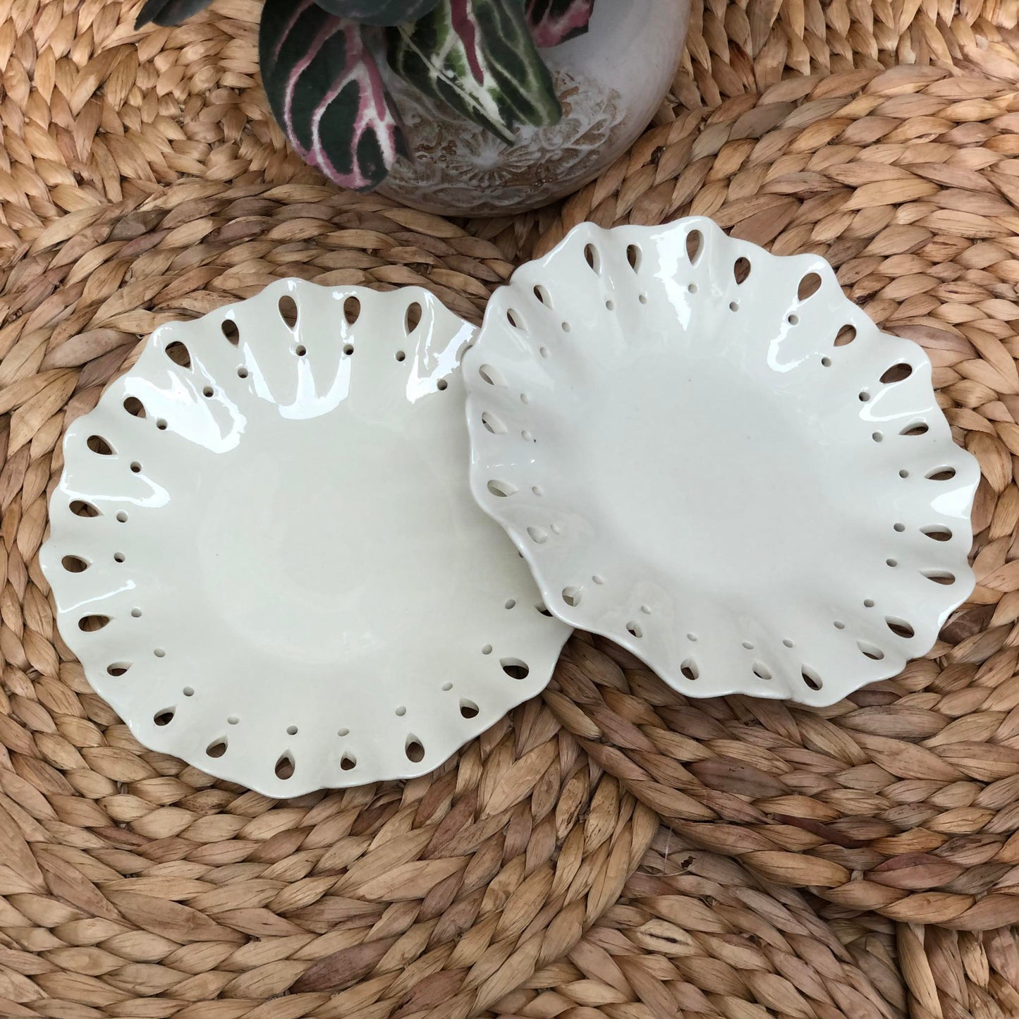 Ines Ceramic Salad Plate 7.5 inch