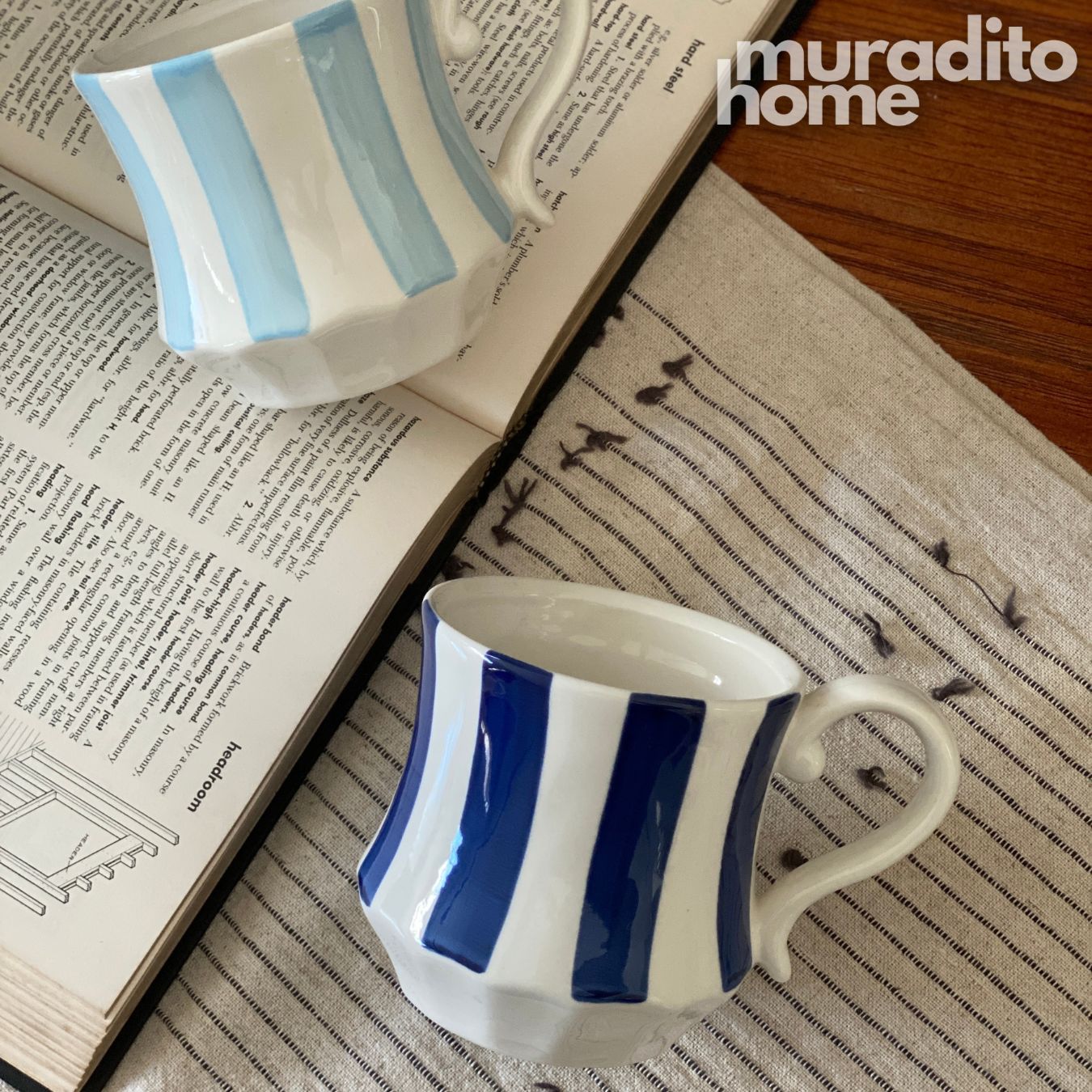 MURADITOHOME Sky and Sea Ceramic Mug Collection