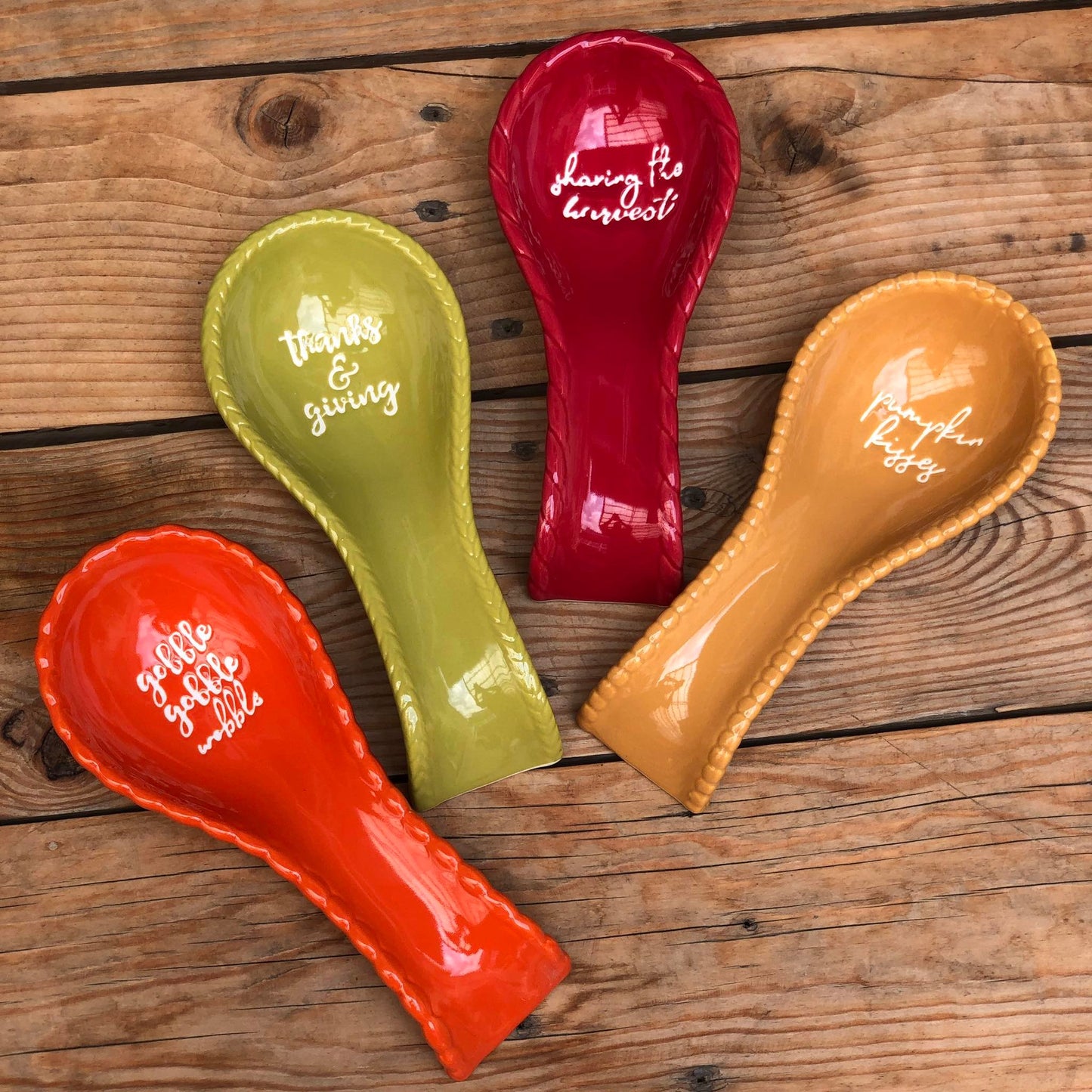 Ceramic Spoon Rest 8.5x4x1.5 inch