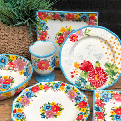 Bordeaux & Provence Ceramic Dinneware Plate