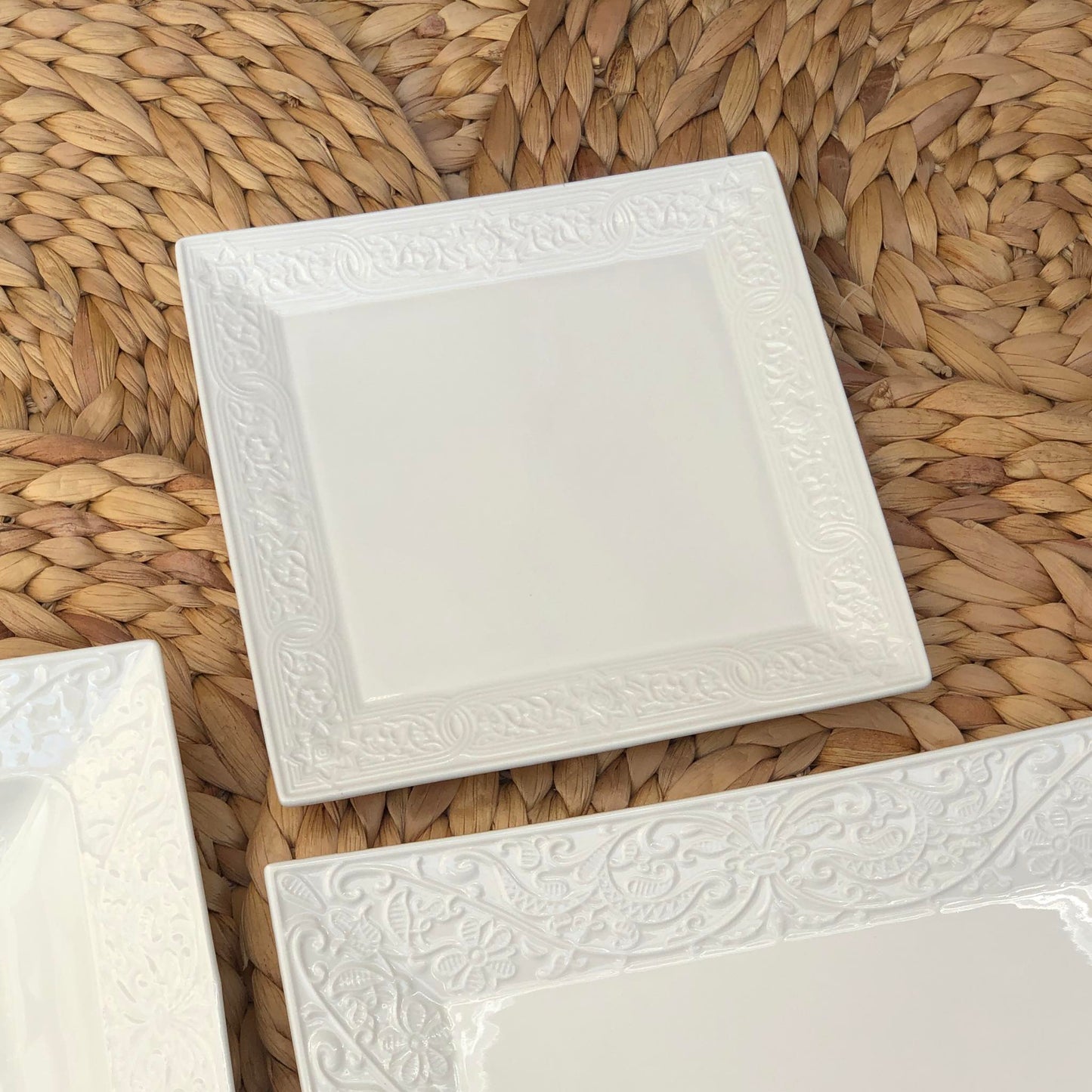 Olivier Square Plate Ceramic Collection