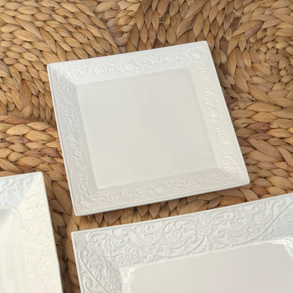 Olivier Square Plate Ceramic Collection