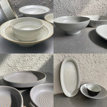 Handmade Clay Stoneware Plate Collection Batch 2