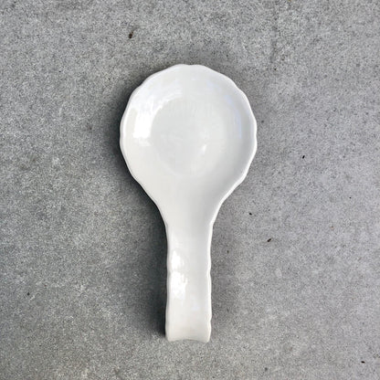 MURADITOHOME Dallas & Dell Ceramic Spoon Rest 8.5x4 inch