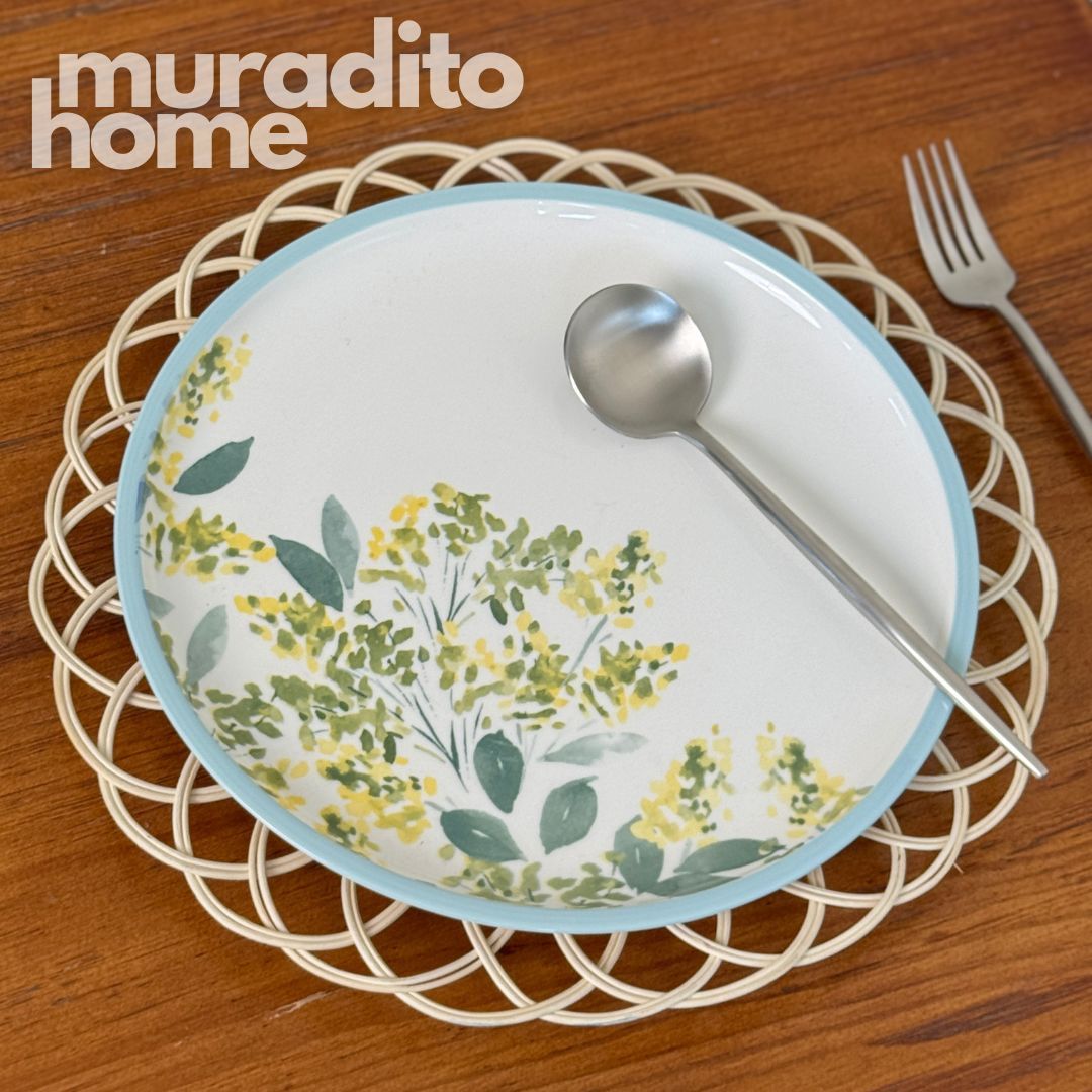 MURADITOHOME Daniel Local Rattan Placemats 13 inches Native