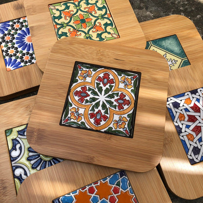Moroccan Cheese Board Square 7 x 7 inch