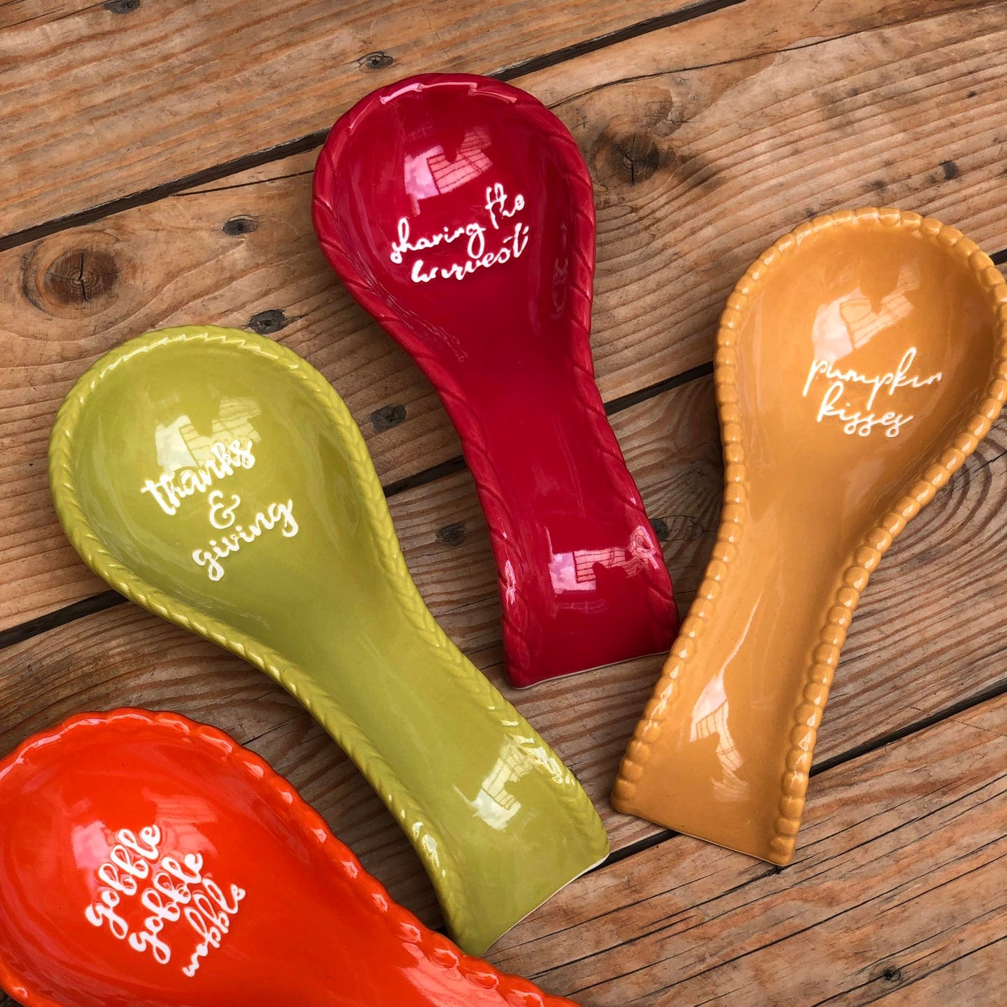 Ceramic Spoon Rest 8.5x4x1.5 inch