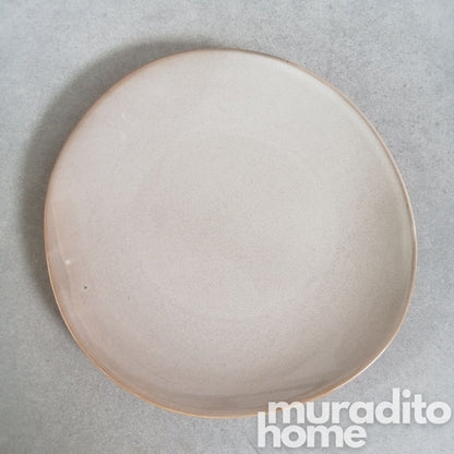 Stoneware Salad Bowl & Dinner Plate 8.7-11.5 inches