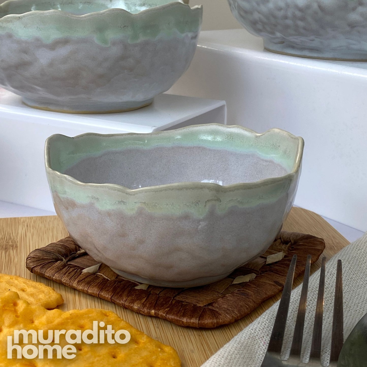 MURADITOHOME Frysta Porcelain Bowl Collection