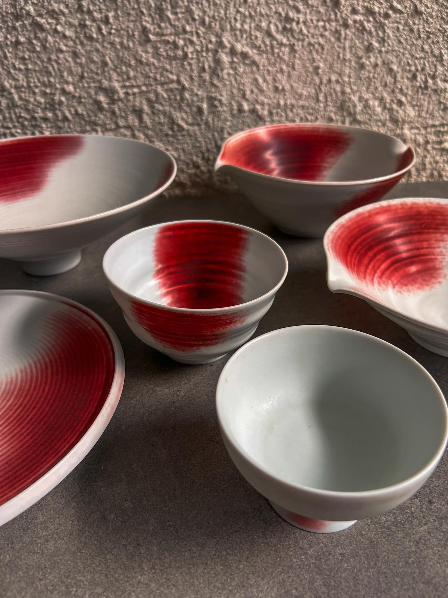 Handmade Clay Stoneware Plate Collection
