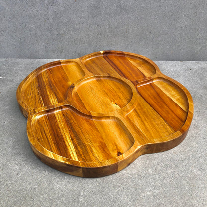 MURADITOHOME Wooden Tier & Serving Tray
