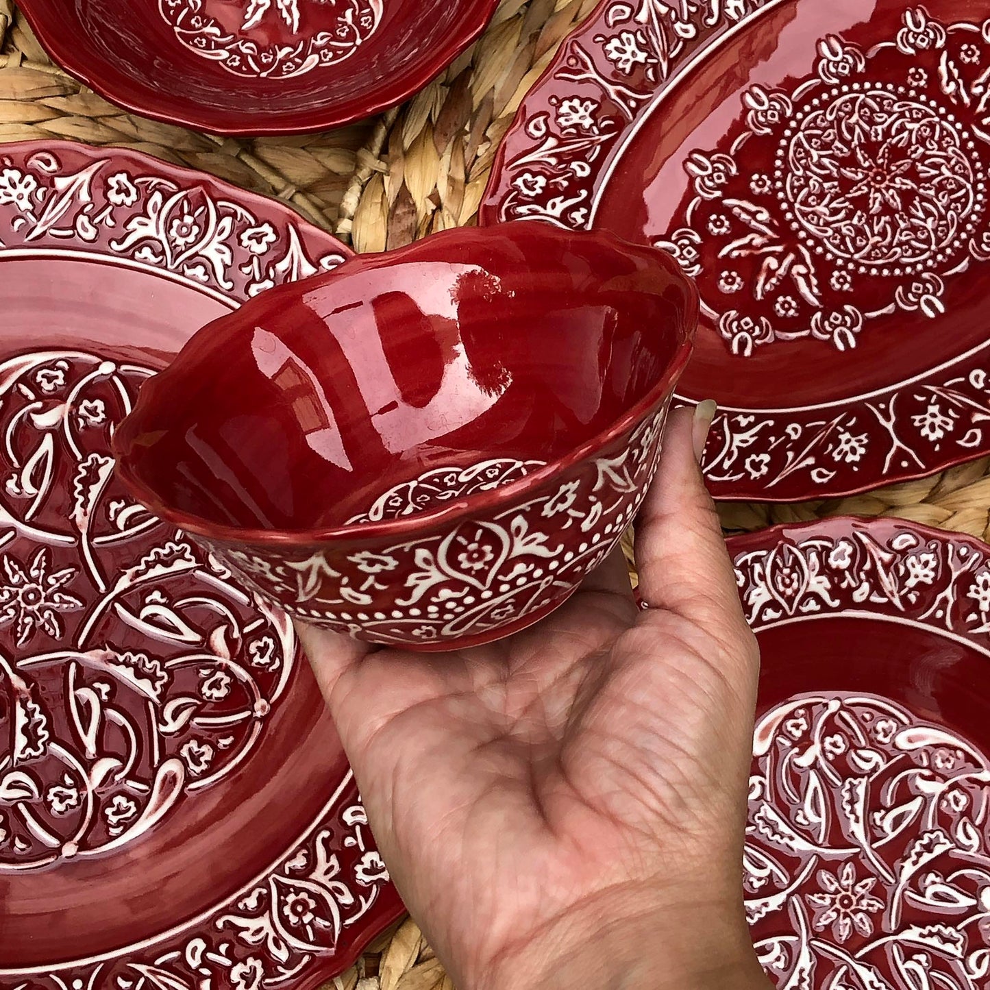 Charlotte Ceramic Dinnerware Collection