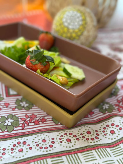 Muraditohome Morgan Rectangular Serving Plate 9x4.5x1 inch