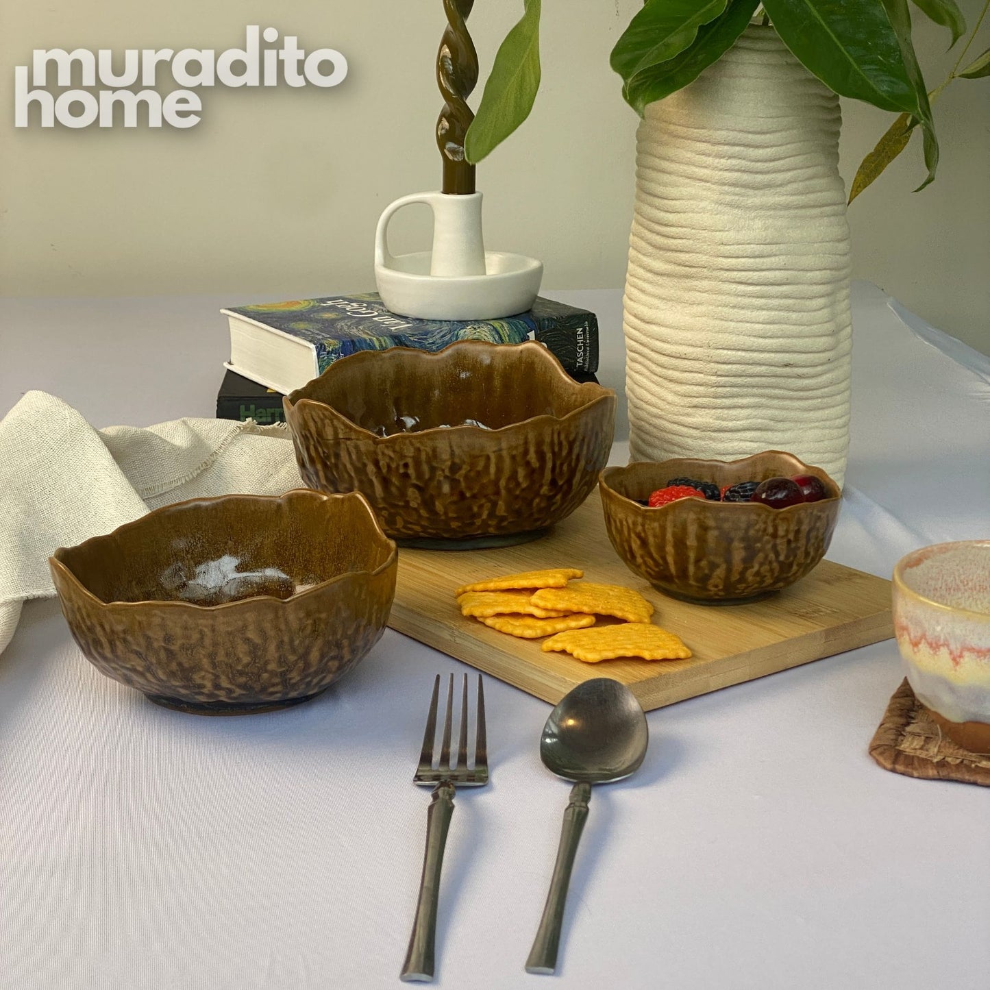 MURADITOHOME Glema Porcelain Bowl Collection