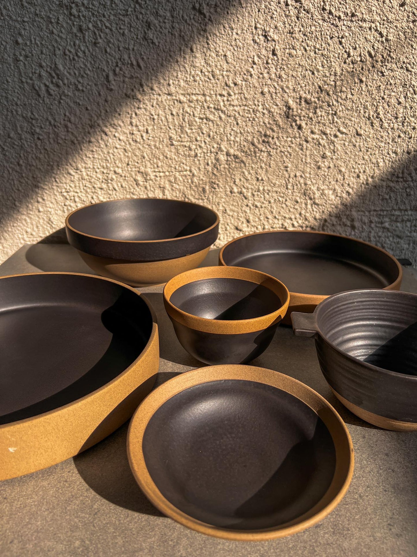 Handmade Clay Stoneware Plate Collection
