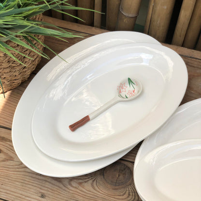 Oval Porcelain Serving Plate Collection