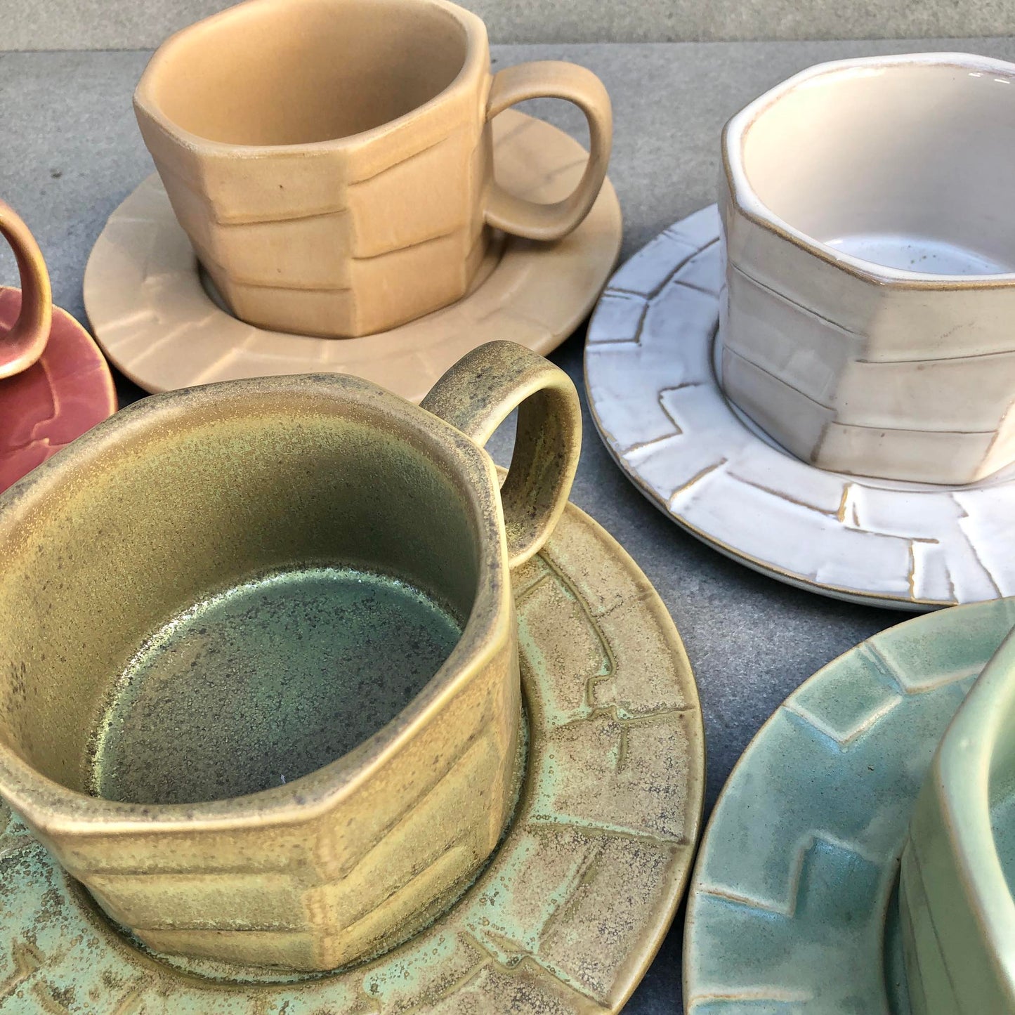 Garnet Ceramic Cup and Saucer 300 ml