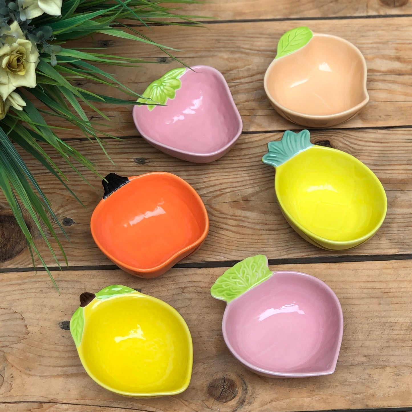 Ceramic Fruit Shape Dip Sauce