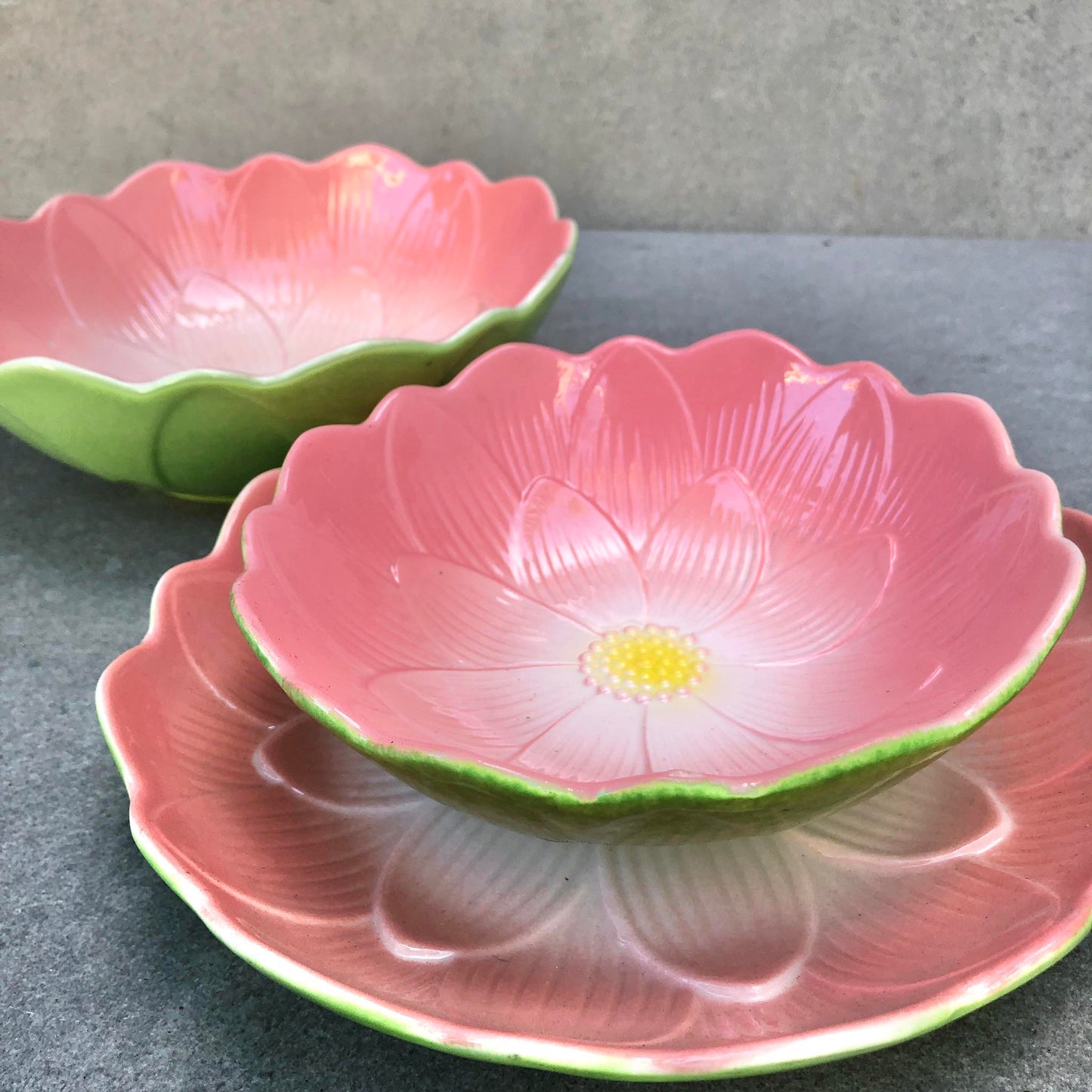 Lily Ceramic Set Plate ( 8 inch,6 inch and 7 inch)