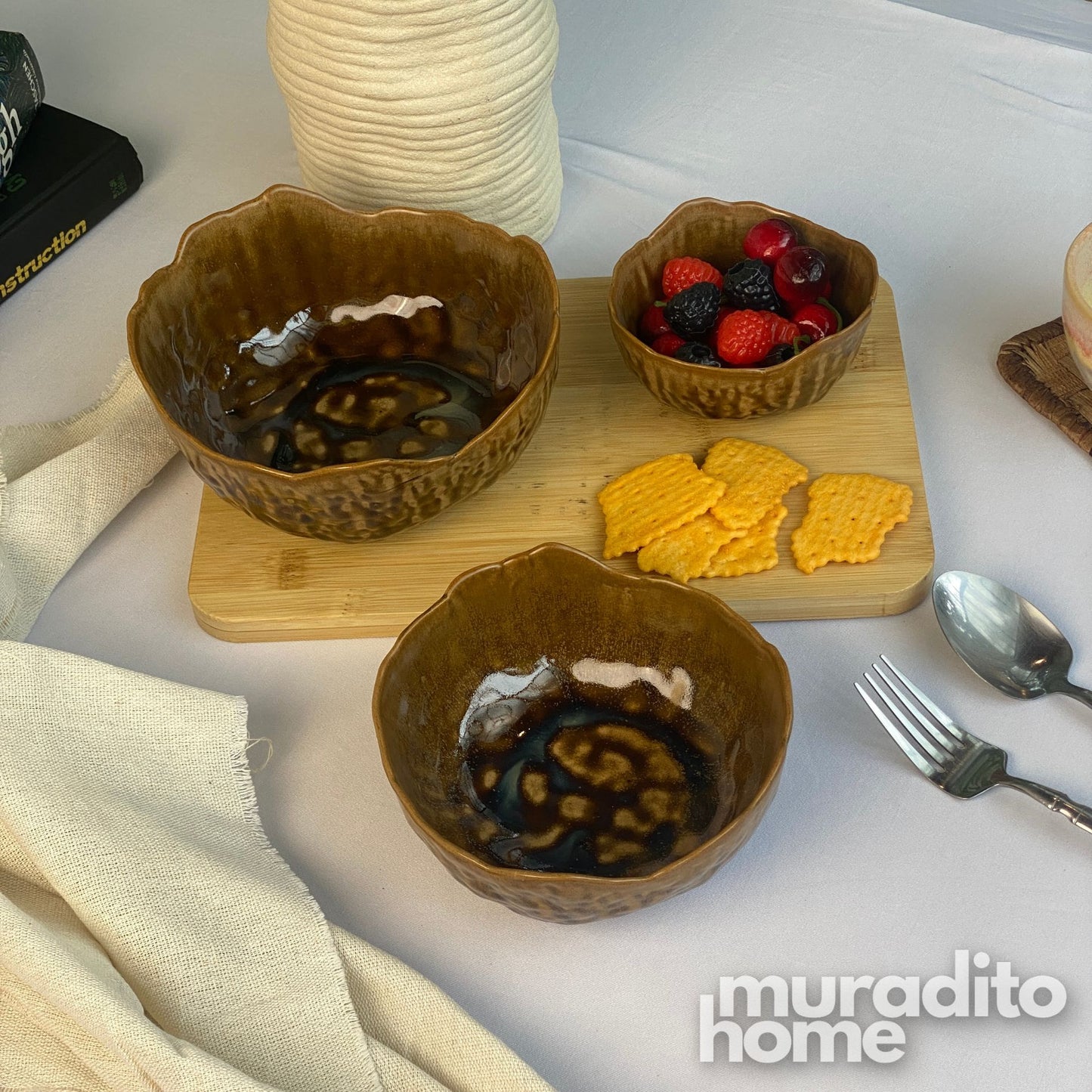 MURADITOHOME Glema Porcelain Bowl Collection