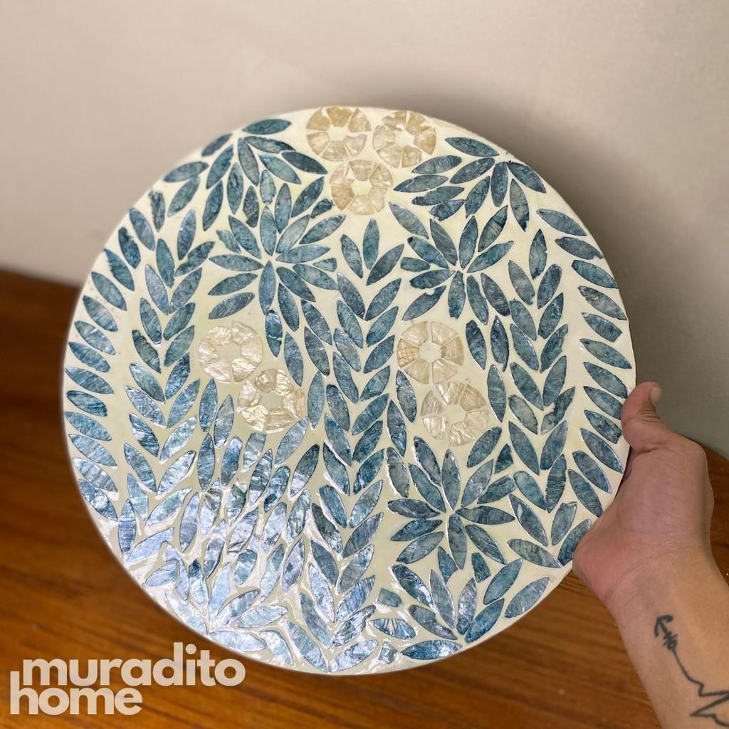 MURADITOHOME Marina Mother of Pearl Placemat 13"