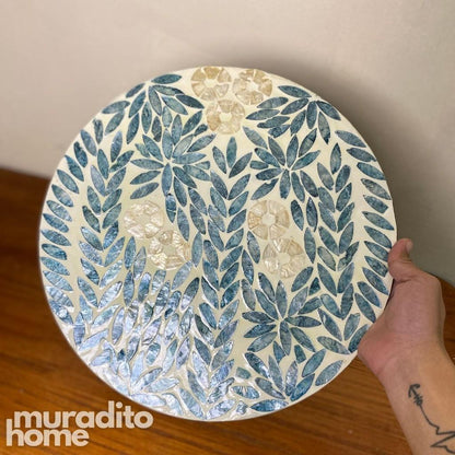 MURADITOHOME Marina Mother of Pearl Placemat 13"