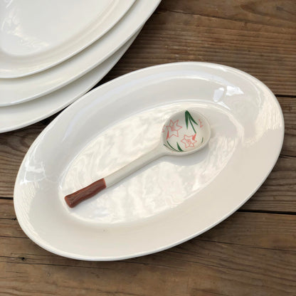 Oval Porcelain Serving Plate Collection