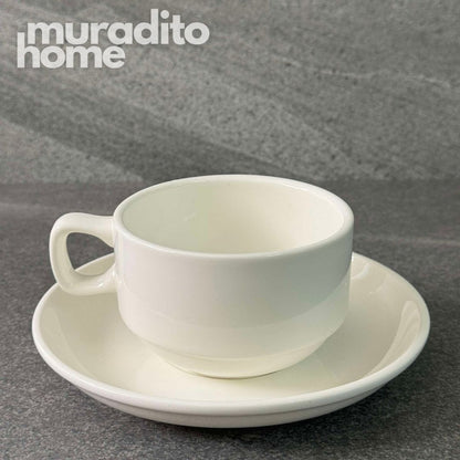 Ceramic Cup and Saucer 220ml