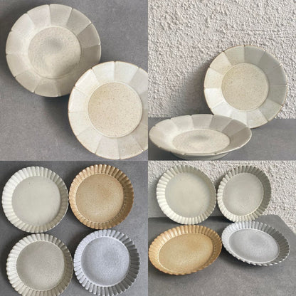 Handmade Clay Stoneware Plate Collection Batch 2