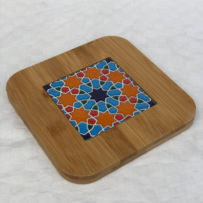 Moroccan Cheese Board Square 7 x 7 inch