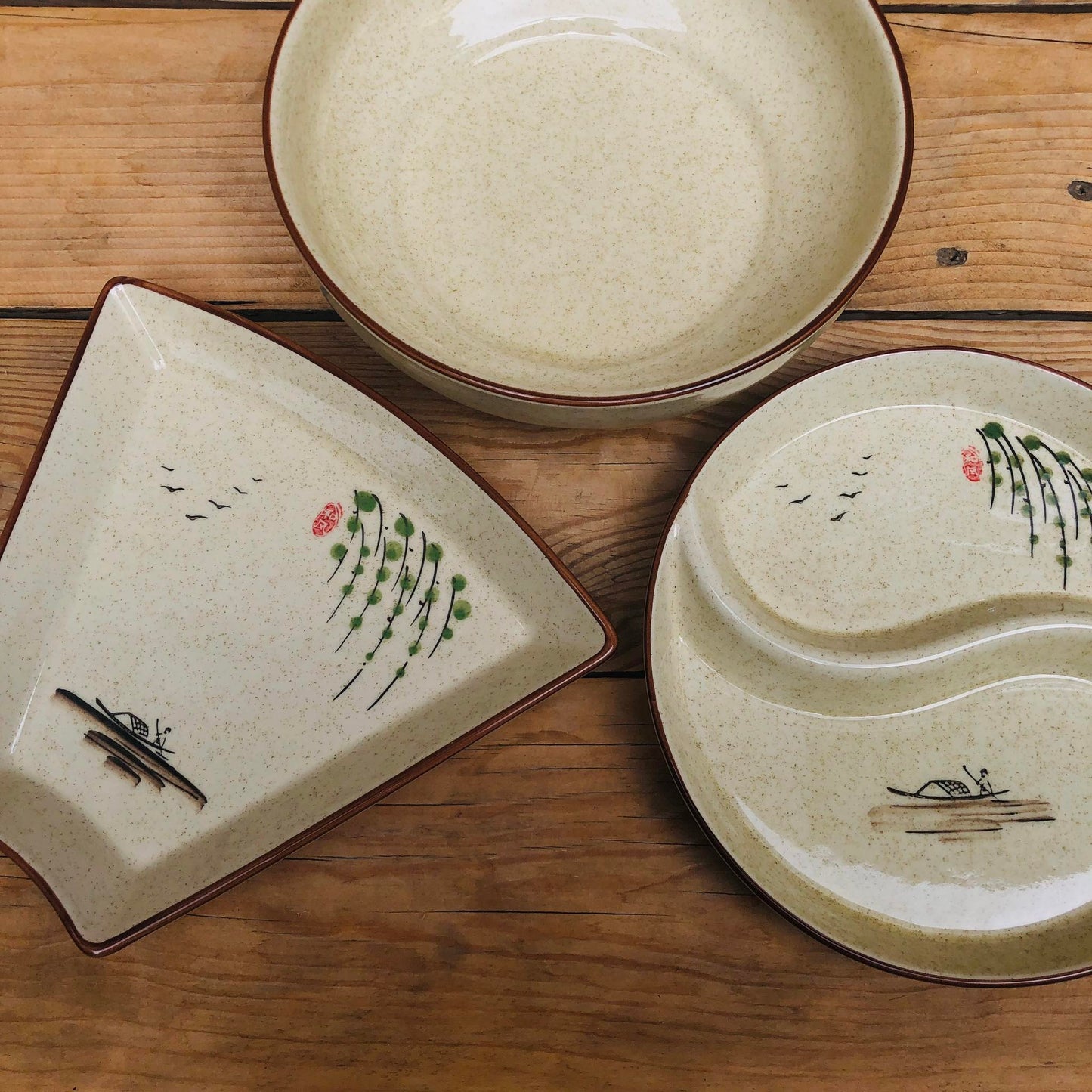 Jiro Japanese Ceramic Plate Collection