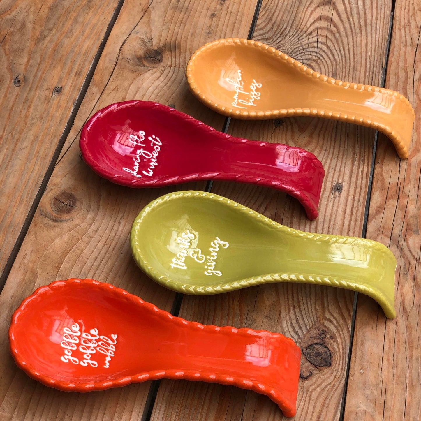 Ceramic Spoon Rest 8.5x4x1.5 inch