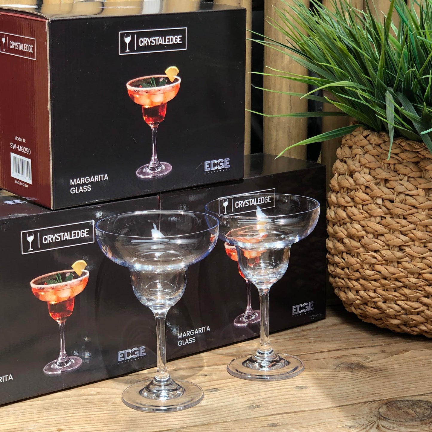 Margarita Crystal Stemware w/ Laser Cutting 290 ml