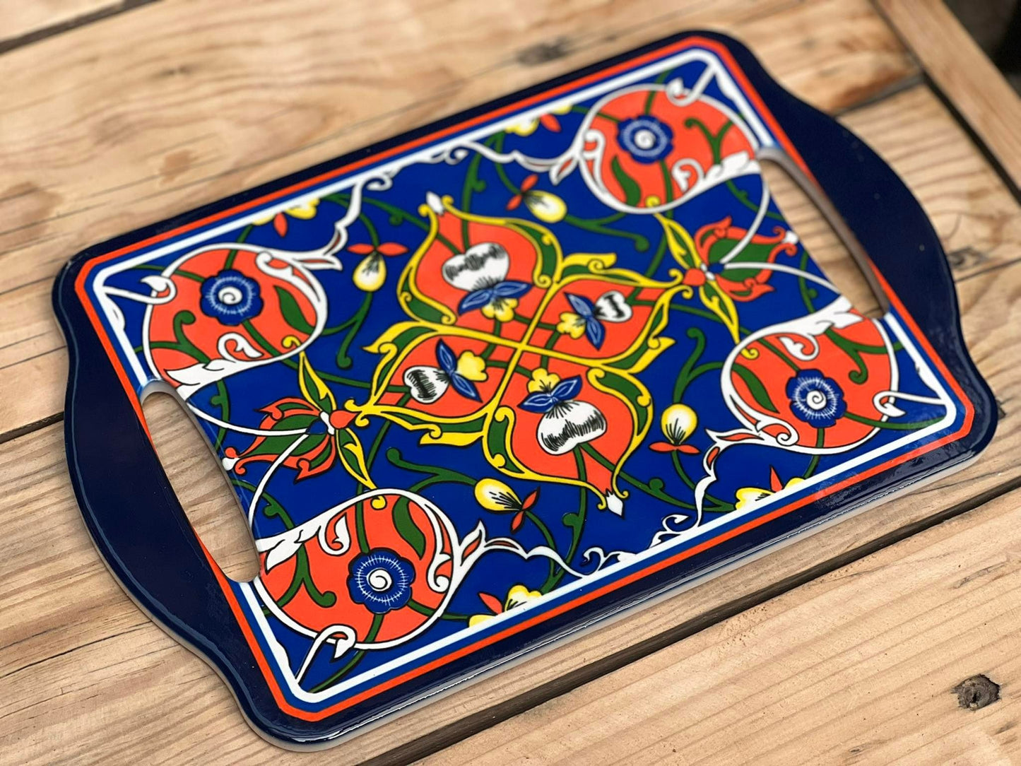 Trivet Morrocan Rectangular Cheeseboard 11x7 inch