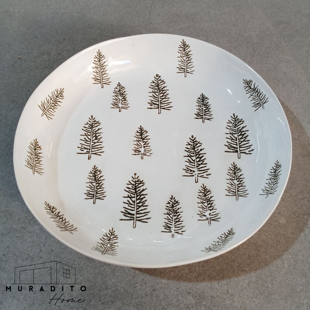 MURADITOHOME Green Embossed Christmas Collection