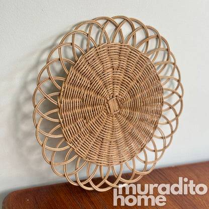 MURADITOHOME Local Rattan Placemats 13 inches Native